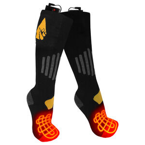 ActionHeat AH-SK-AA-02-S-M AA Battery Heated Cotton Socks Small/Medium